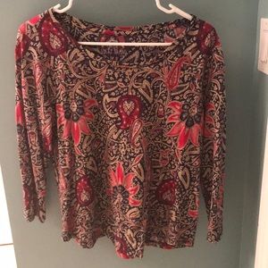 Lucky 3/4 sleeve top